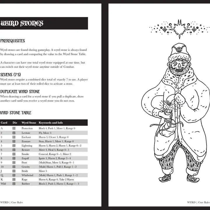 Wyrd: A Solo Roguelike Fantasy TTRPG