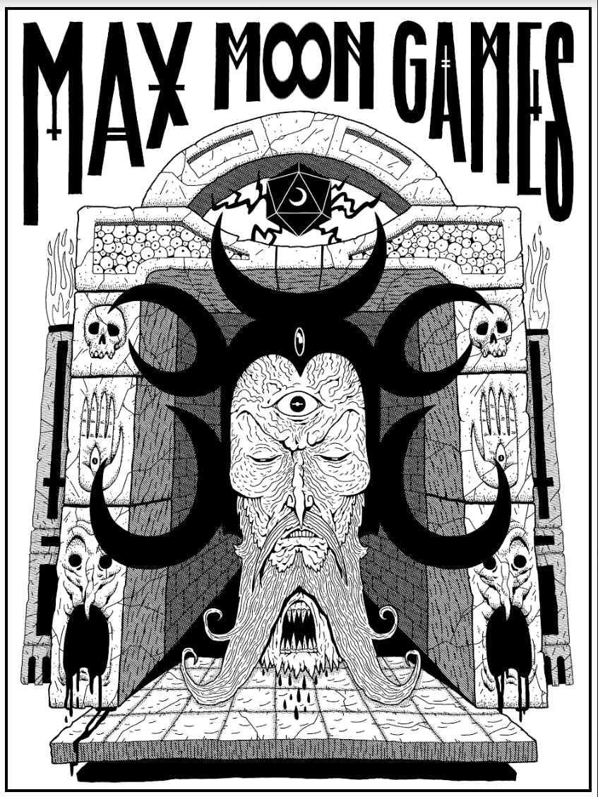 Max Moon Games Crypt Wizard Shirt by Vault Crawler