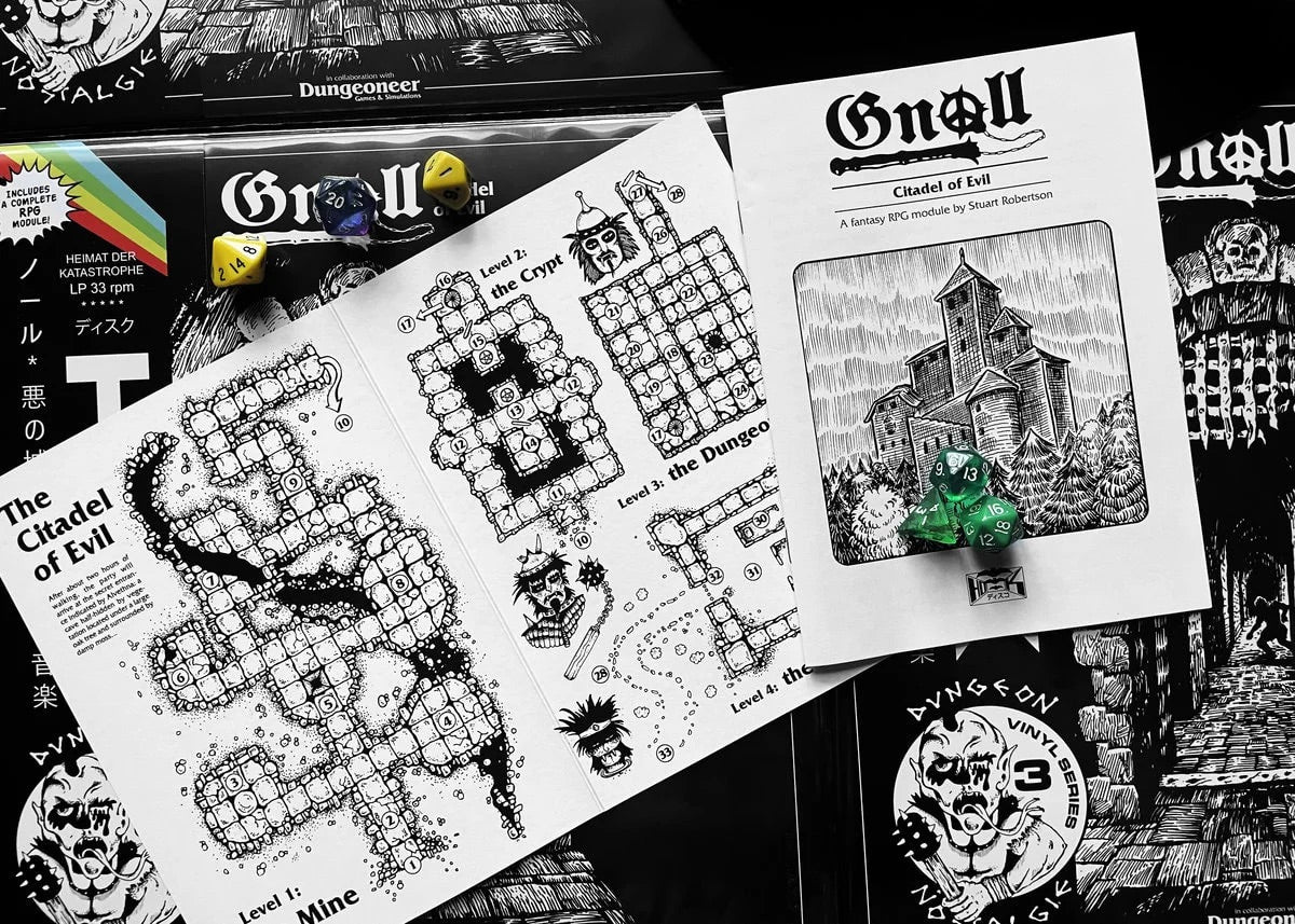Gnoll - Citadel of Evil LP HDK 05 + Adventure Module