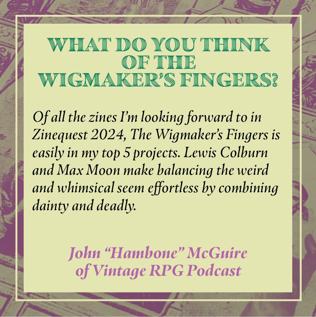 Wigmaker's Fingers