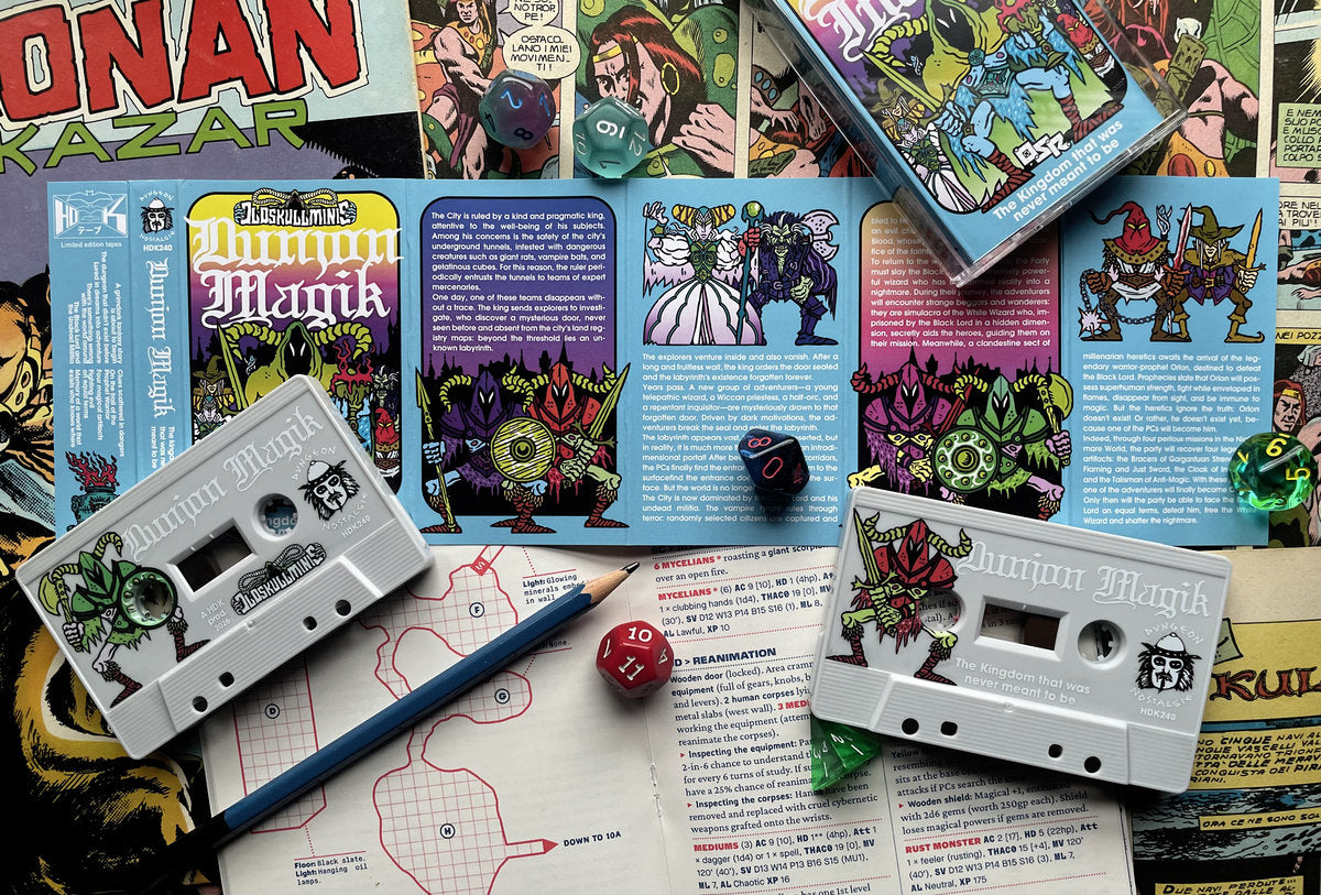 HDK 240 Dunjon Magik, The kingdom that was never meant to be + Old Skull paper minis