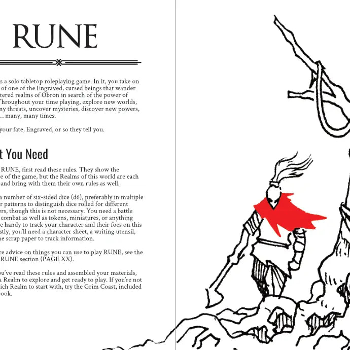 Rune: A Solo Soulslike Fantasy TTRPG