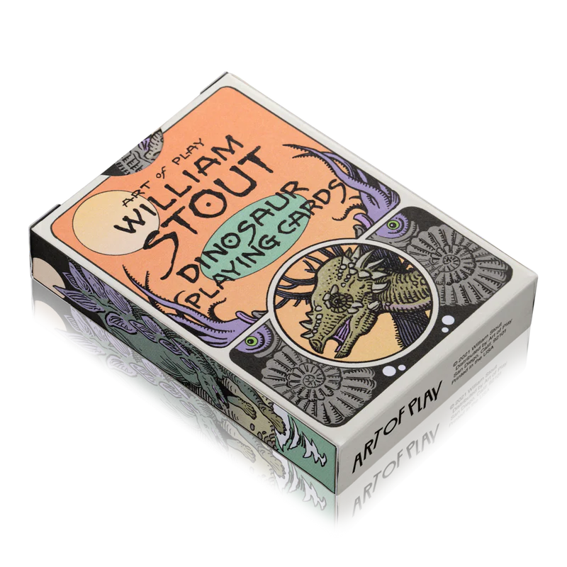 William Stout Dinosaur Playing Cards