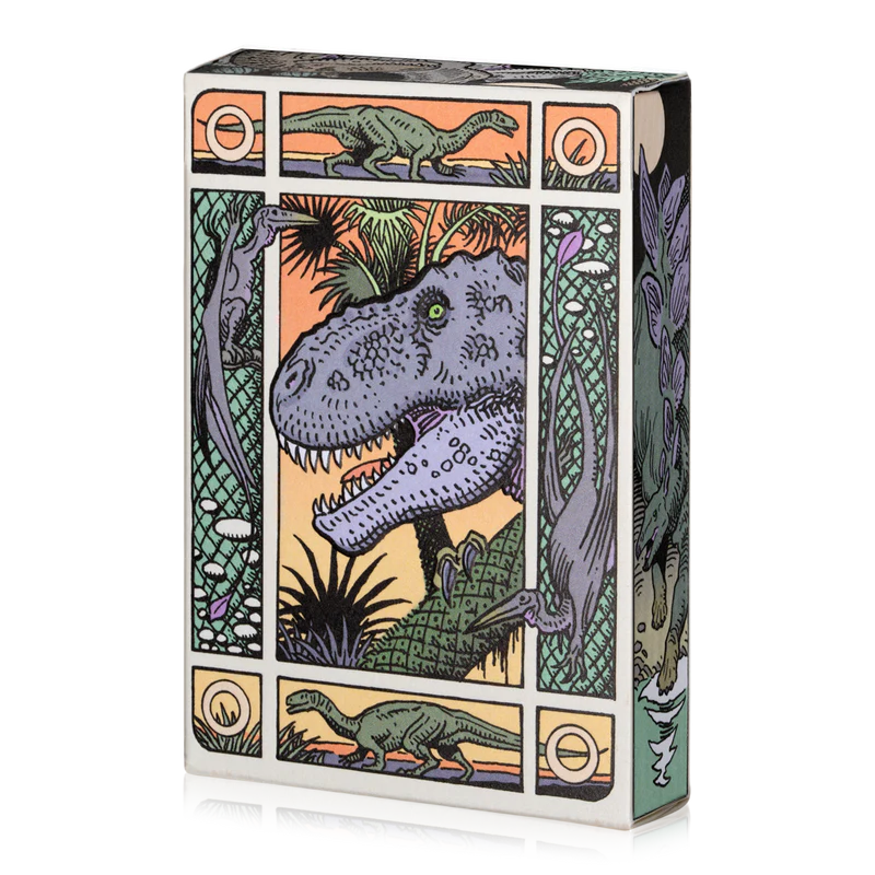 William Stout Dinosaur Playing Cards