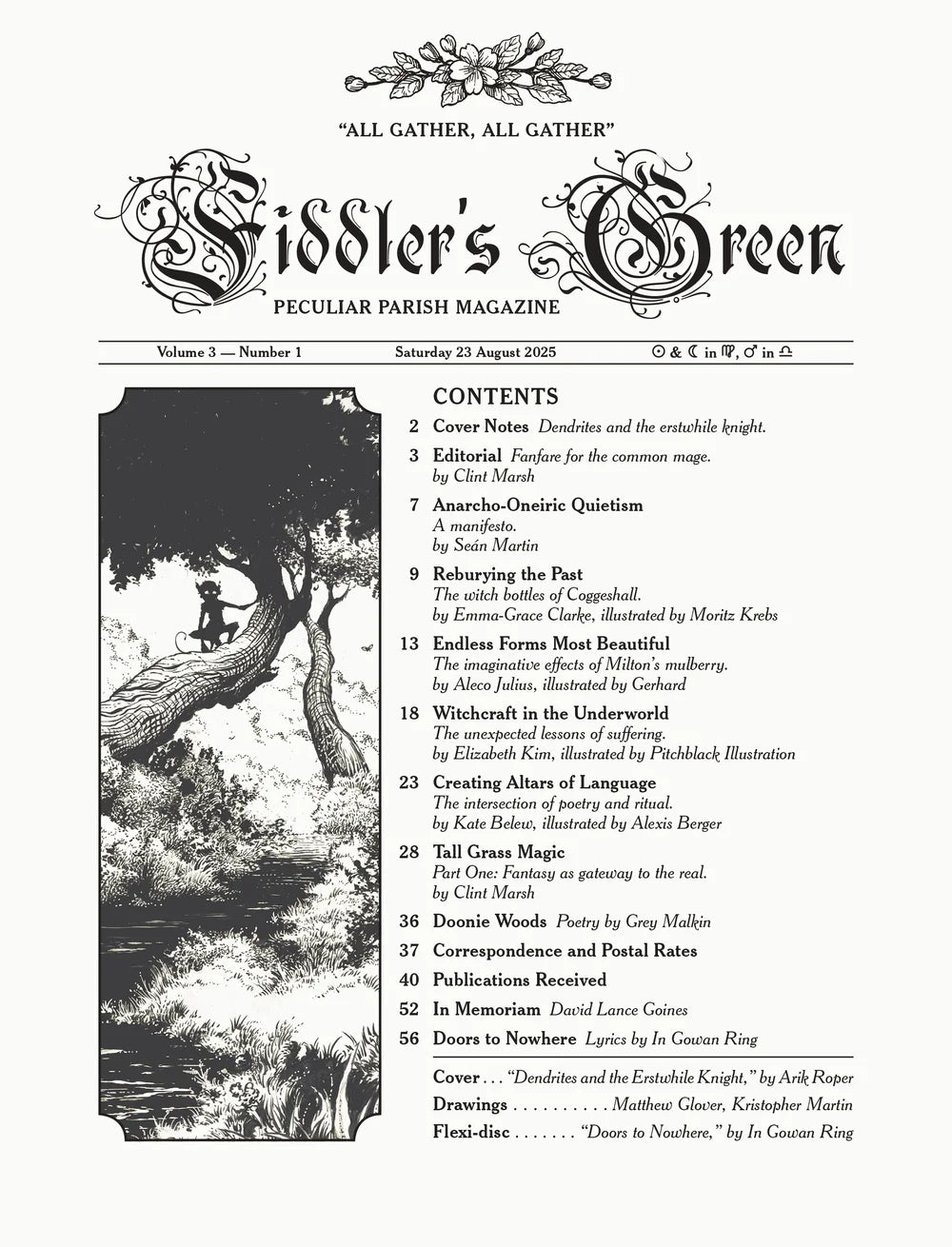 Fiddler's Green, Issue #9: Akashic Ashcan