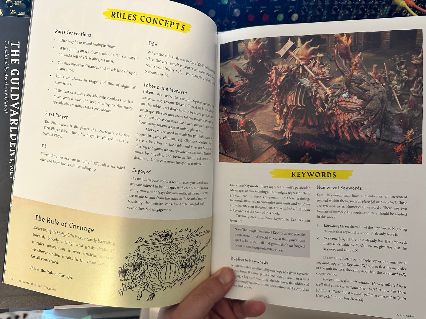 Mike Huthcinson's Hobgoblin: Brutal Fantasy Battles + Fortune Deck Bundle (dinged corner)
