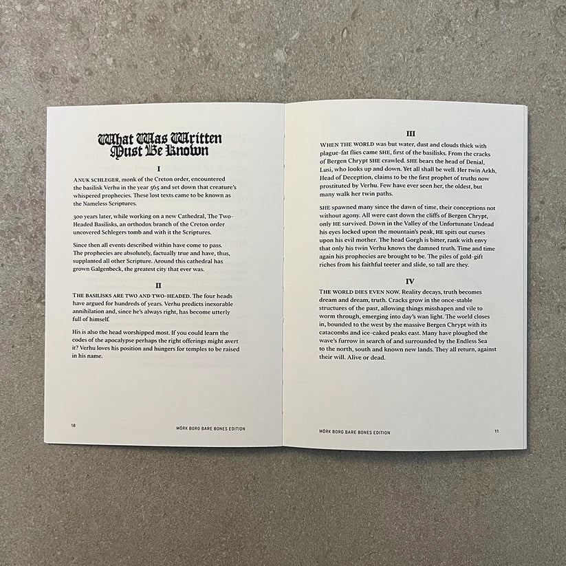 Mörk Borg Barebones Edition + Rot Black Sludge + PDF