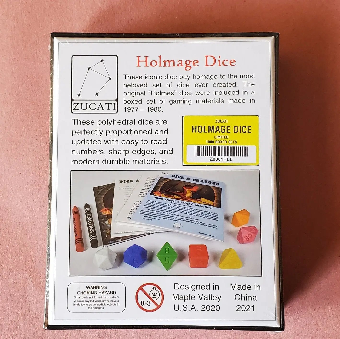 Holmage Dice Set - Zucati Perfect Plastic
