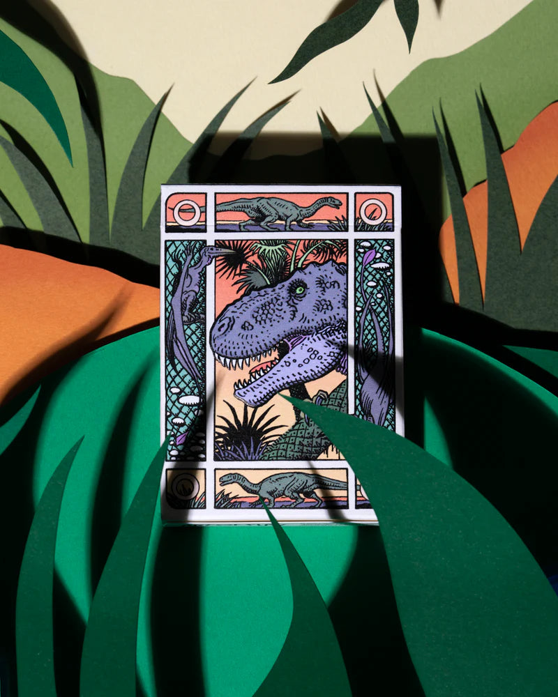 William Stout Dinosaur Playing Cards