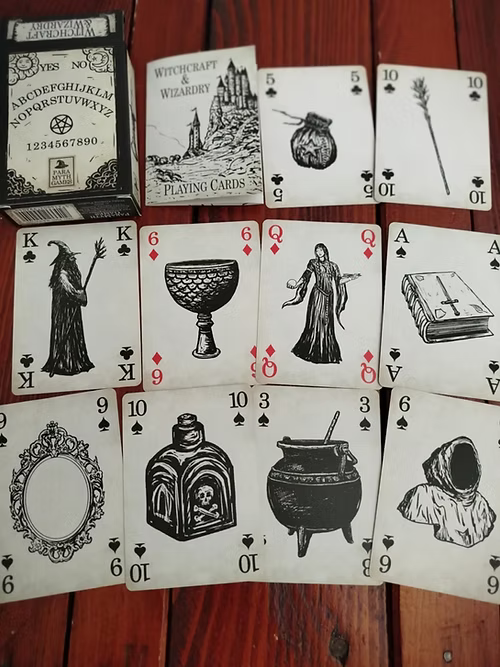 Witchcraft & Wizardry Playing Cards