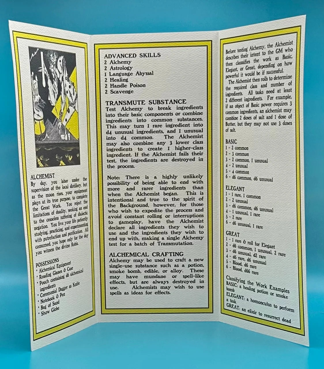 The Alchemist and Their Magical Craft